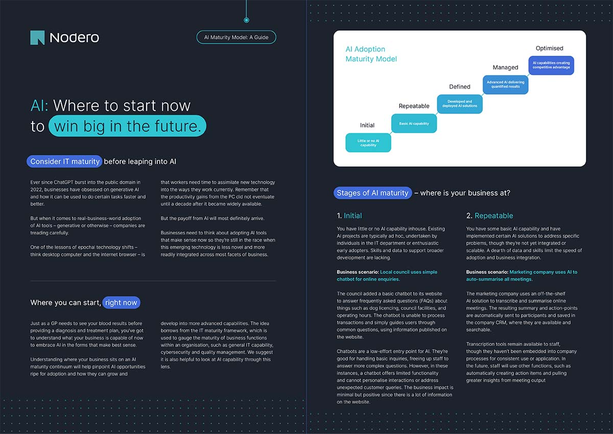 Image of AI Maturity Model PDF